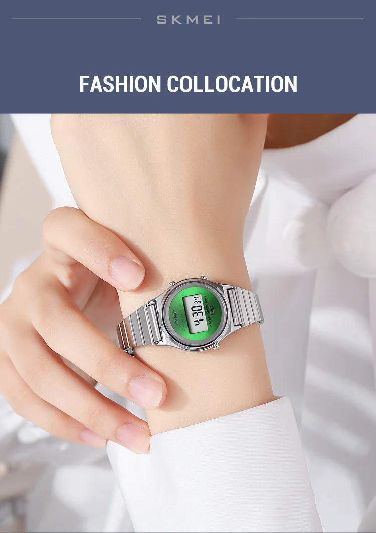 SKMEI Small Dial Digital Wristwatches For Women Top Brands Luxury Watches Ladies Waterproof Sports Stopwatch Electronics Watch
