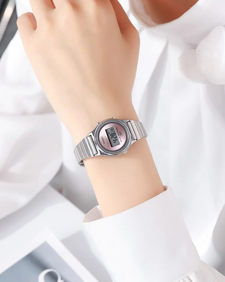 SKMEI Small Dial Digital Wristwatches For Women Top Brands Luxury Watches Ladies Waterproof Sports Stopwatch Electronics Watch