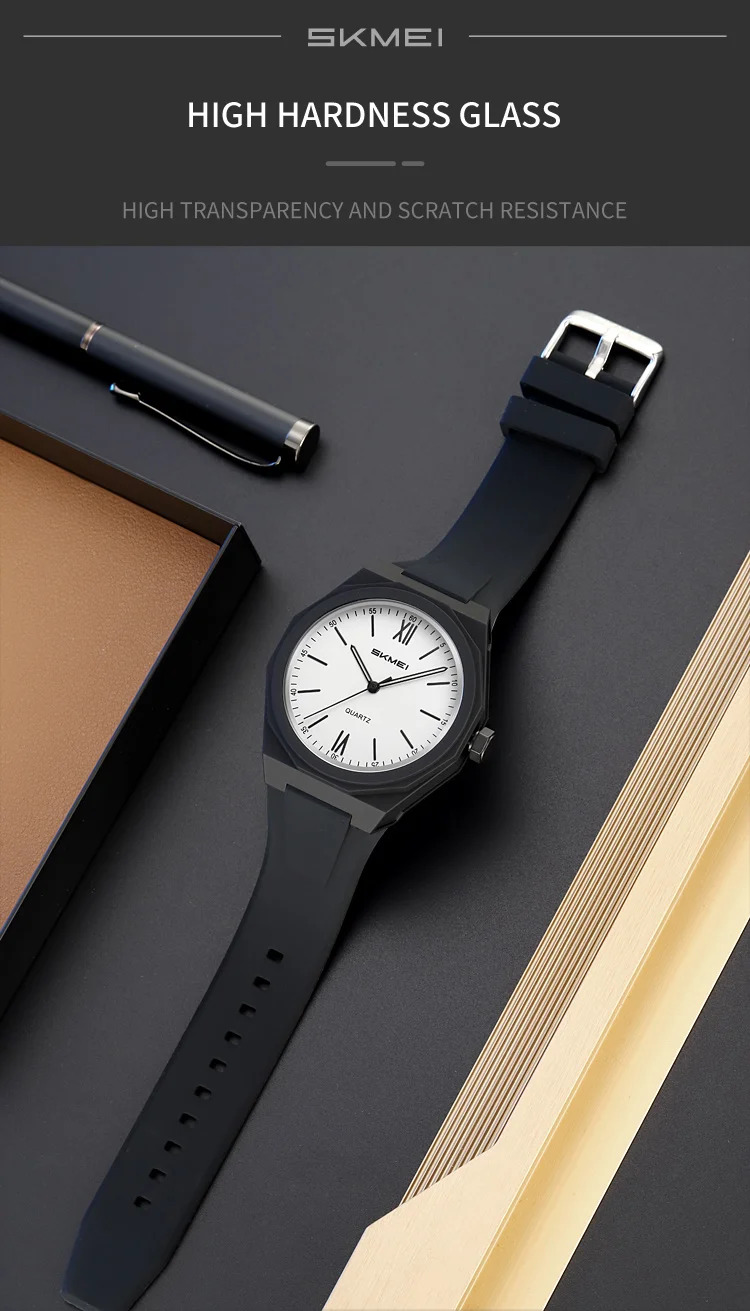 SKMEI Casual Creative Quartz Wristwatches For Men Women Students Sport 5Bar Waterproof Watches Fashion Design Outdoor Male Watch