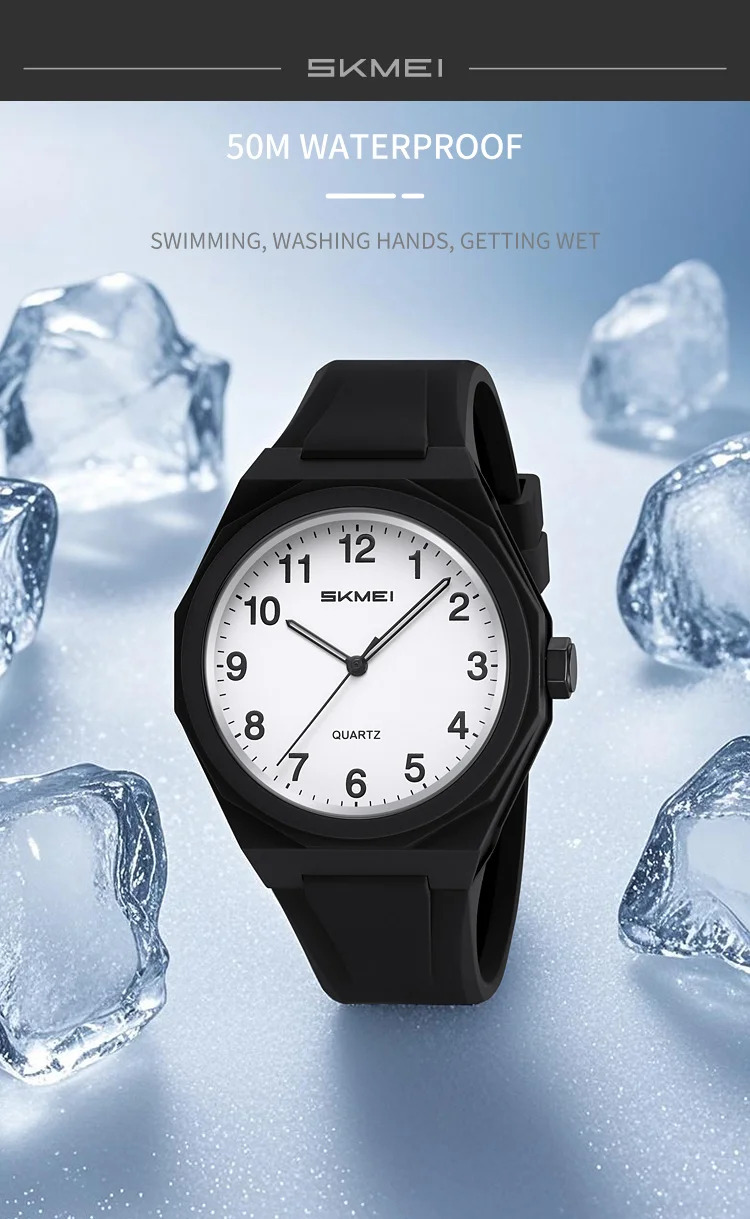 SKMEI Casual Creative Quartz Wristwatches For Men Women Students Sport 5Bar Waterproof Watches Fashion Design Outdoor Male Watch