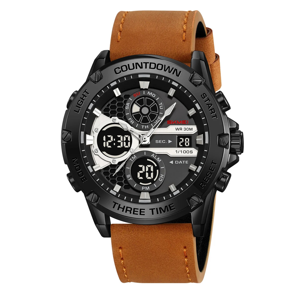 Black Brown Leather