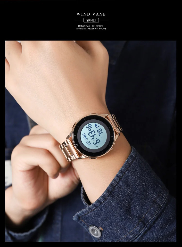 SKMEI Casual Countdown Stopwatch Digital Outdoor Sports Watch Male 3Bar Waterproof Wristwatch Alarm EL Light Watch Reloj Hombre
