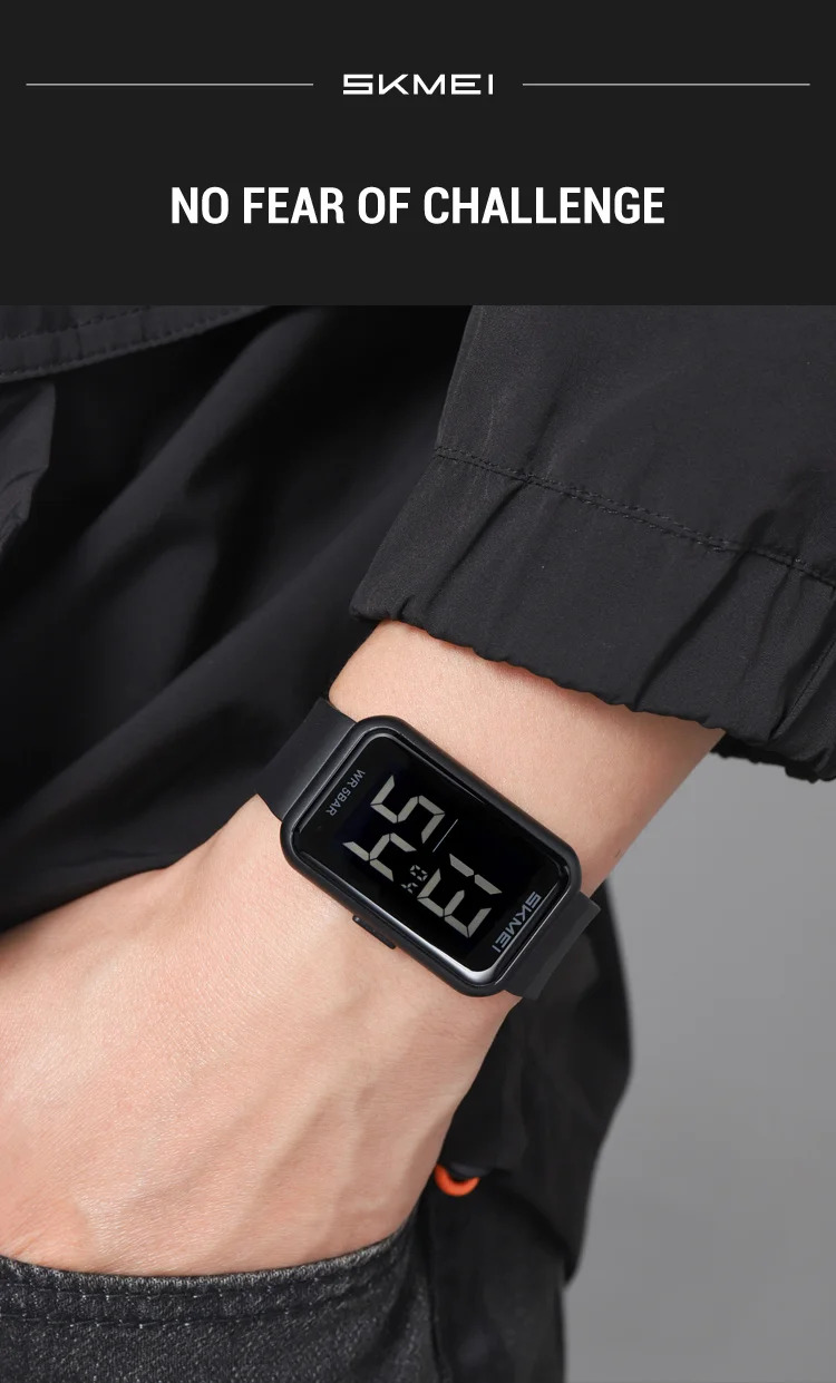 SKMEI Digital Watches For Men Women Countdown Sport Watch Fashion Waterproof Wristwatches Back Light Display Watch Reloj Hombre
