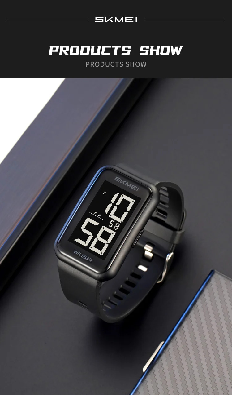 SKMEI Digital Watches For Men Women Countdown Sport Watch Fashion Waterproof Wristwatches Back Light Display Watch Reloj Hombre