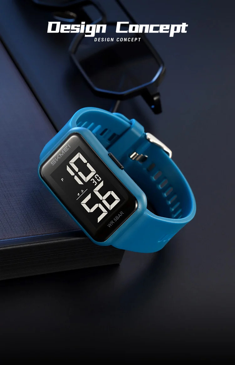 SKMEI Digital Watches For Men Women Countdown Sport Watch Fashion Waterproof Wristwatches Back Light Display Watch Reloj Hombre