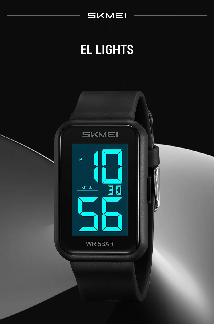 SKMEI Digital Watches For Men Women Countdown Sport Watch Fashion Waterproof Wristwatches Back Light Display Watch Reloj Hombre