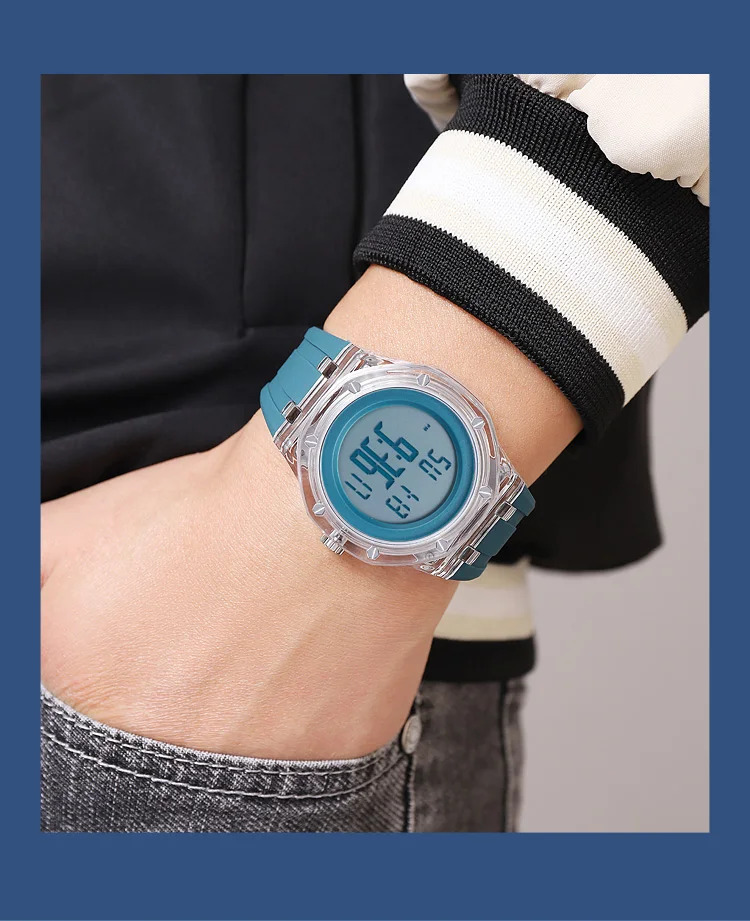 SKMEI Fashion Sports Digital Watch For Men Women Casual Week Date Quartz Watch Led Light Waterproof Wristwatch Relogio Masculino