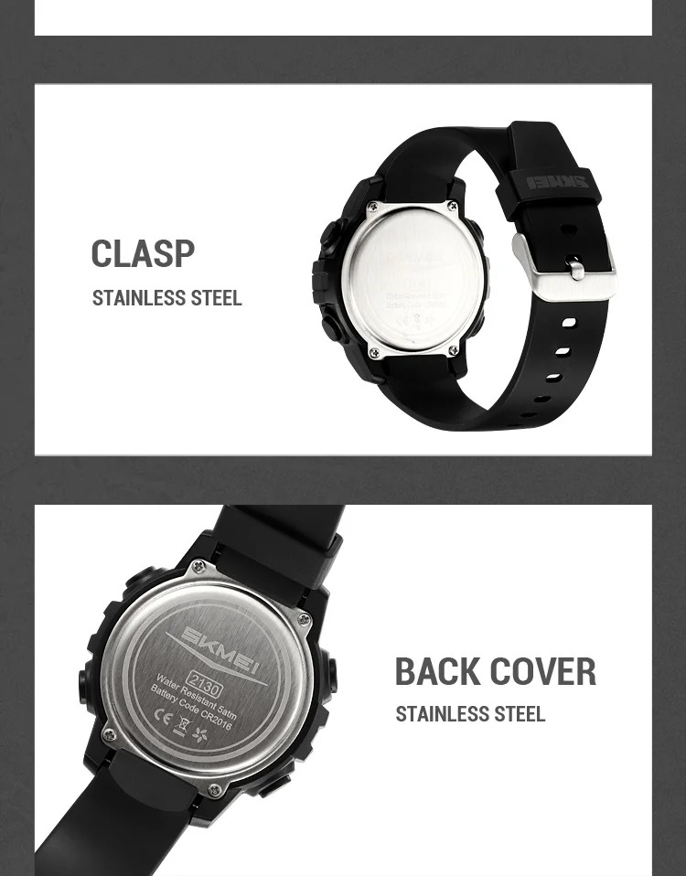 SKMEI Camouflage Chrono Digital Sport Electronic Watches For Men Women Fashion 5Bar Waterproof Stopwatch Wristwatch Reloj Hombre