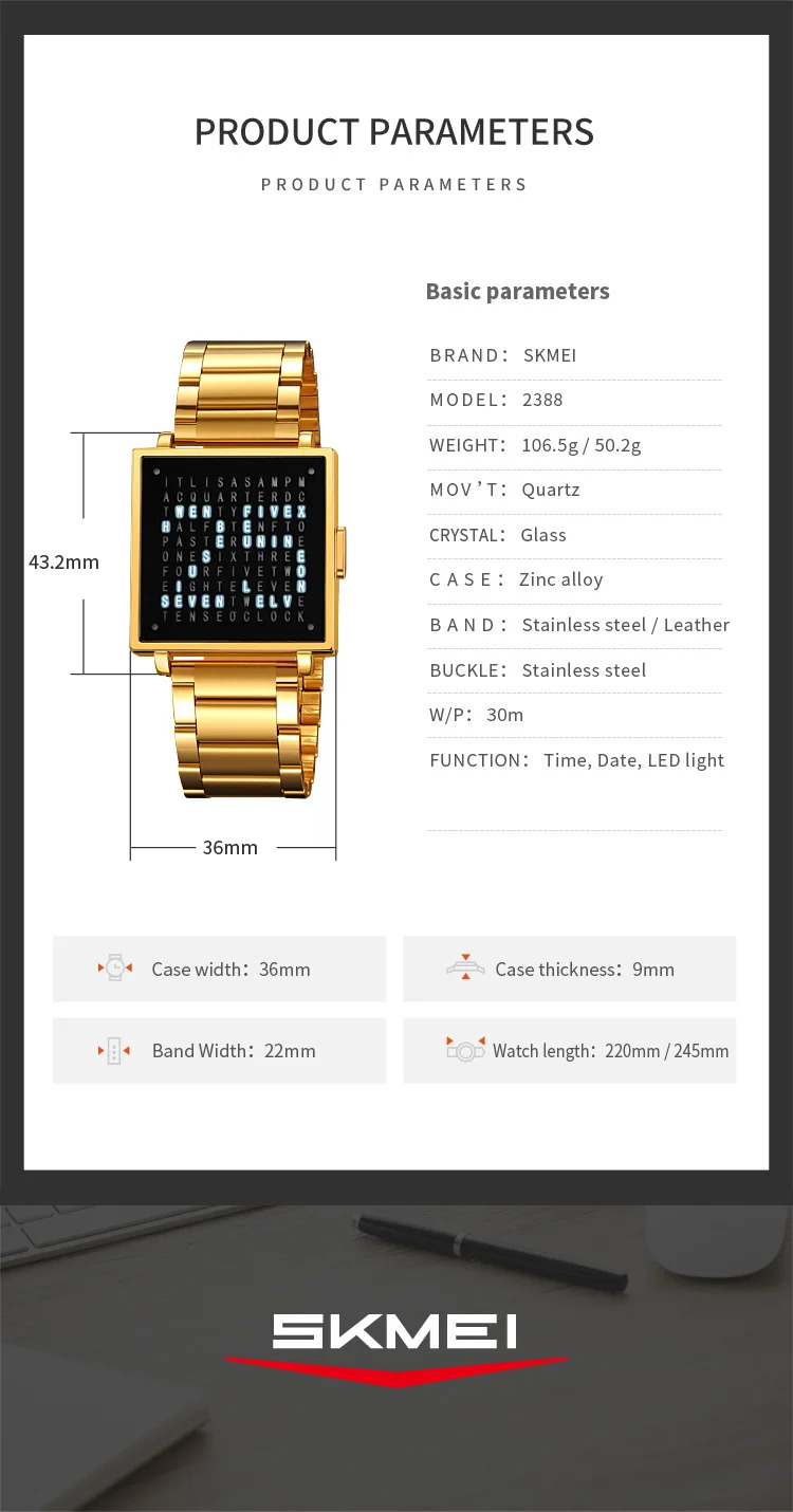 SKMEI Personalized Creativity Cool Wristwatches For Men Women Waterproof Outdoor Digital Military Electronic Watches Reloj Mujer
