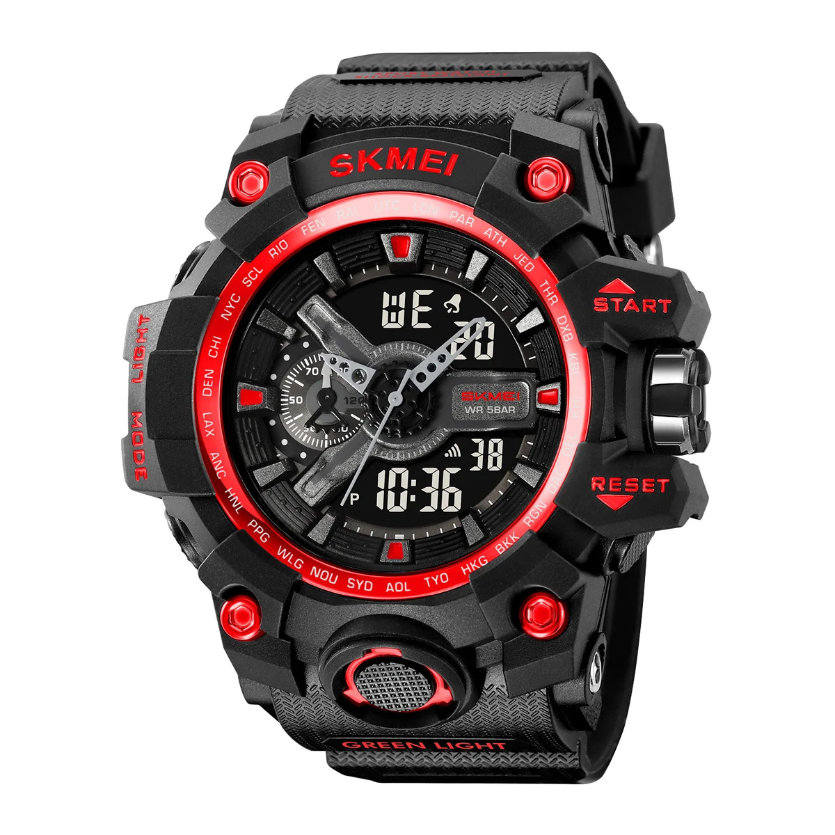 black red