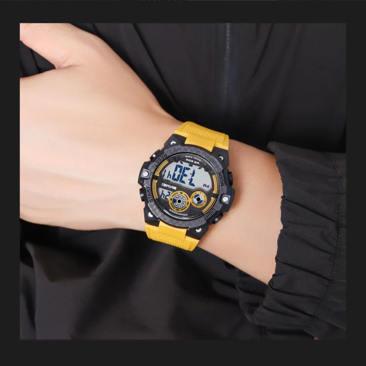 SKMEI Military Digital Sports Electronic Watches For Men Fashion 5Bar Waterproof Outdoor Stopwatch Clock Wristwatch Reloj Hombre