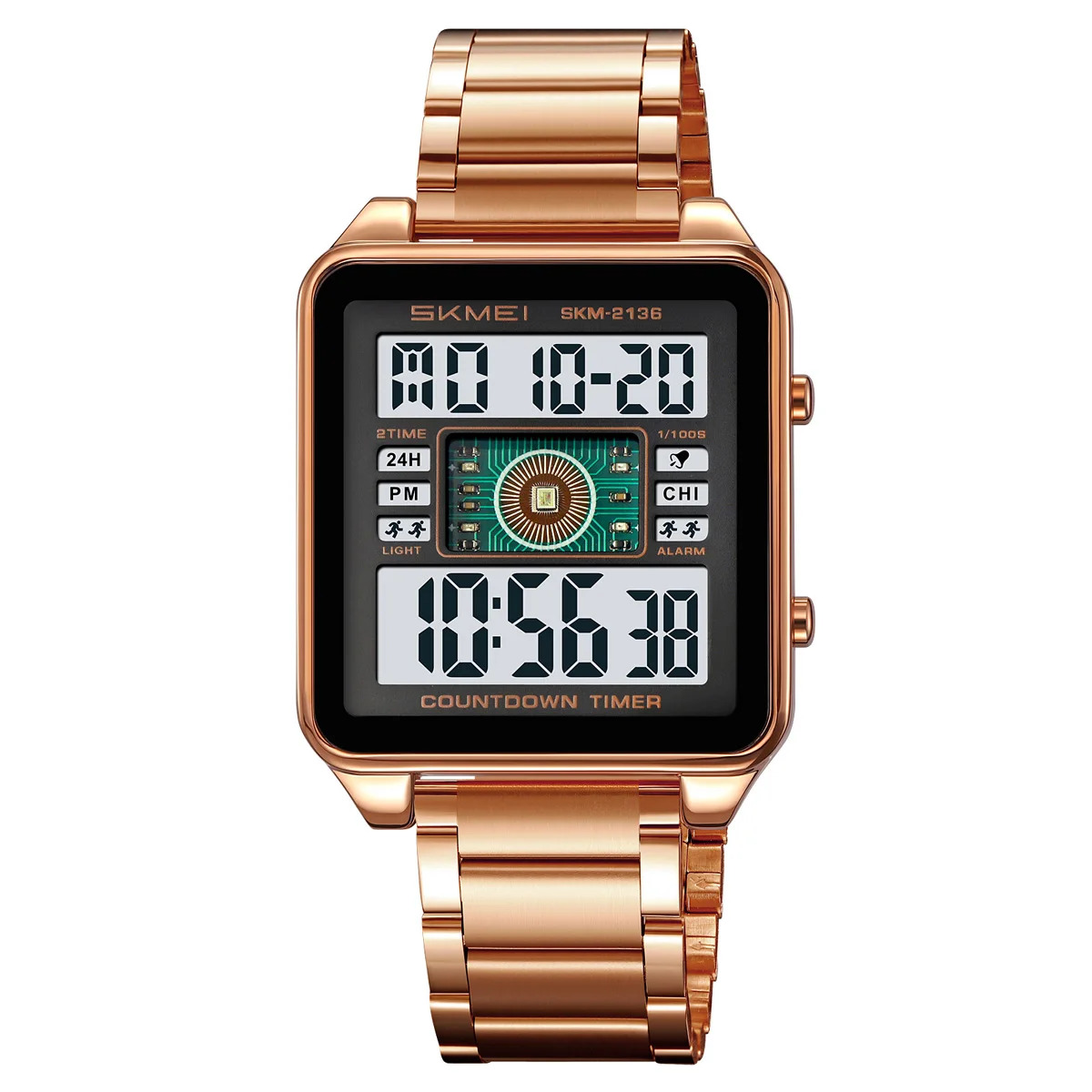Rose gold White