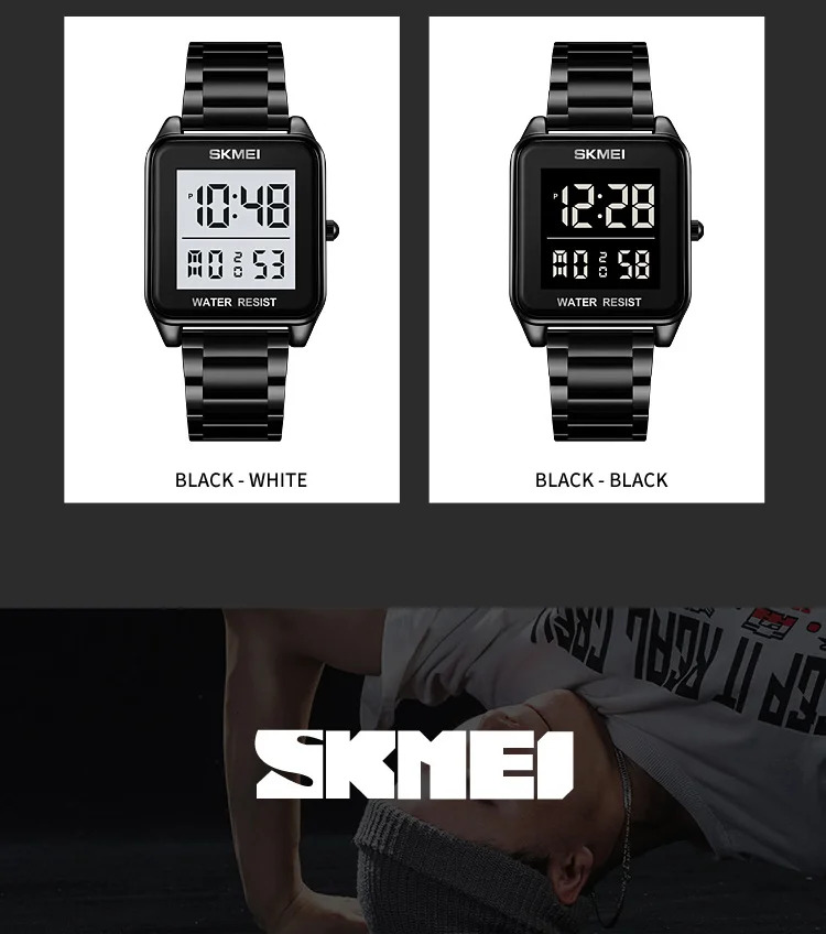 SKMEI Military Wristwatches For Men Women Waterproof Clock Watch Outdoor Digital Sports Student Electronic Watches Reloj Hombre