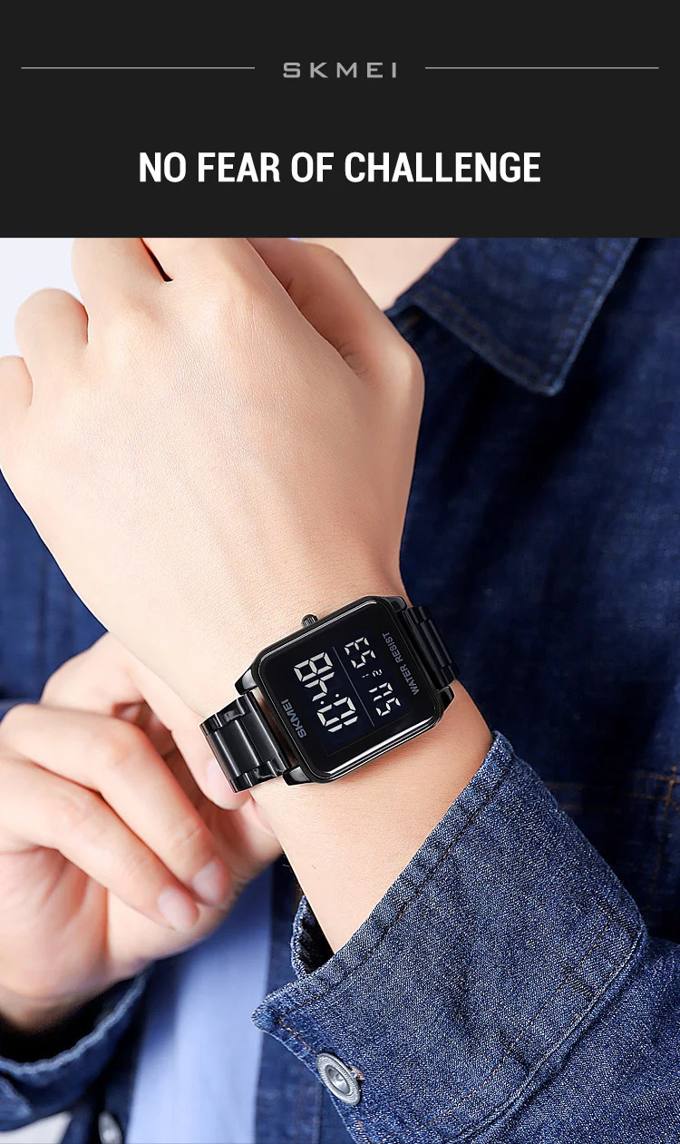 SKMEI Military Wristwatches For Men Women Waterproof Clock Watch Outdoor Digital Sports Student Electronic Watches Reloj Hombre