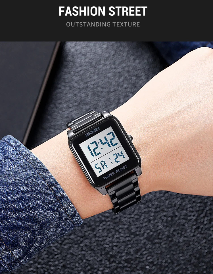 SKMEI Military Wristwatches For Men Women Waterproof Clock Watch Outdoor Digital Sports Student Electronic Watches Reloj Hombre