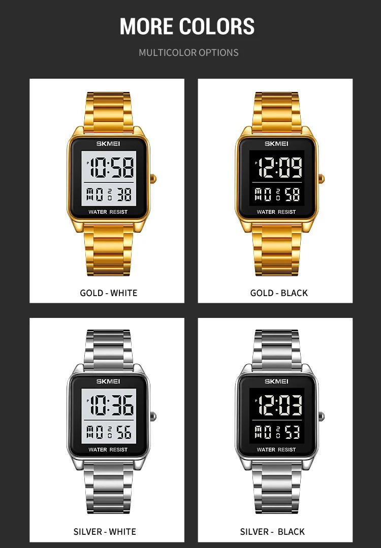 SKMEI Military Wristwatches For Men Women Waterproof Clock Watch Outdoor Digital Sports Student Electronic Watches Reloj Hombre