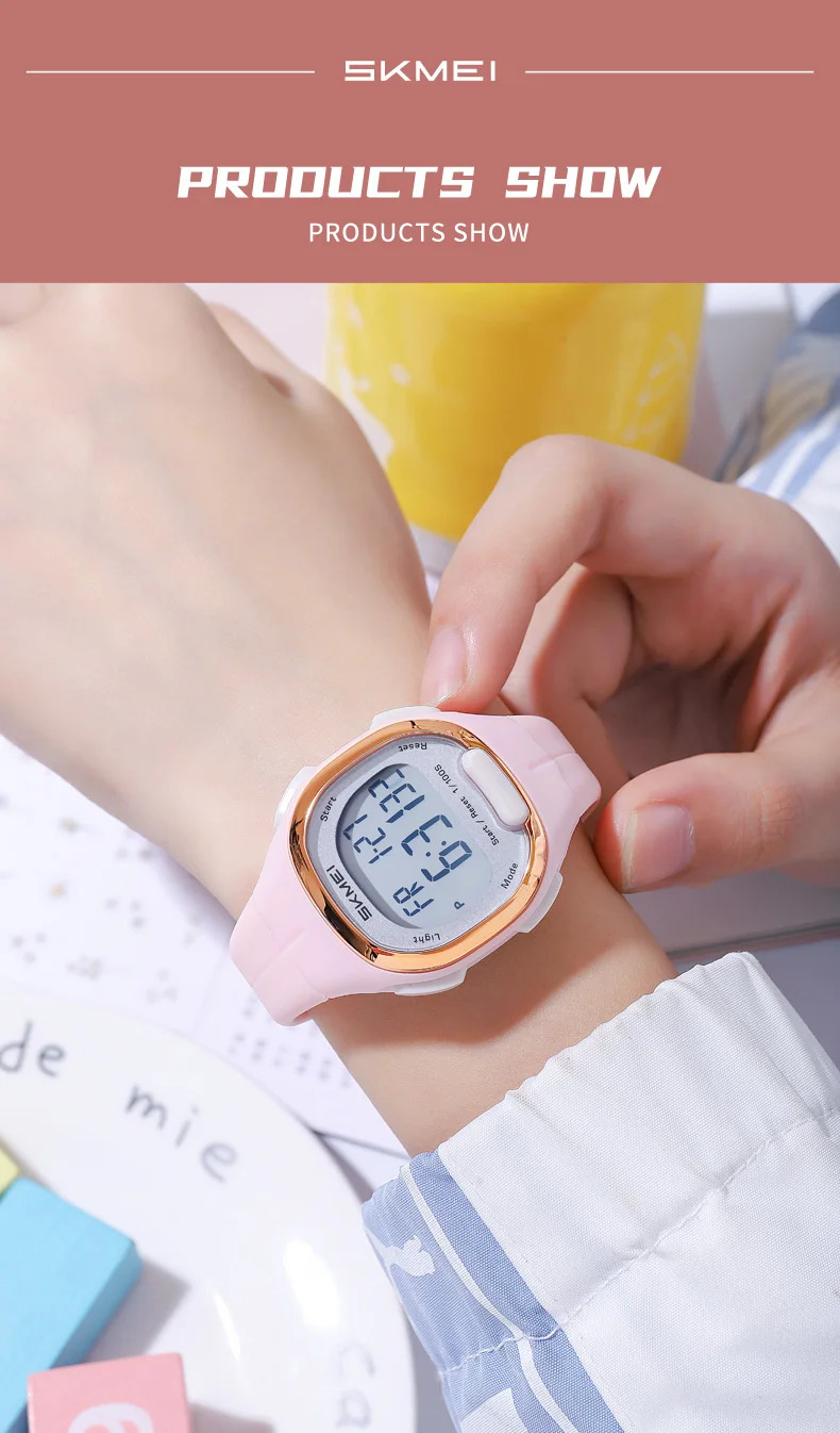 SKMEI Alarm Digital Electronic Watch Fashion Sport Watch For Men Women Student Leisure Chrono Waterproof Wristwatch Reloj Hombre
