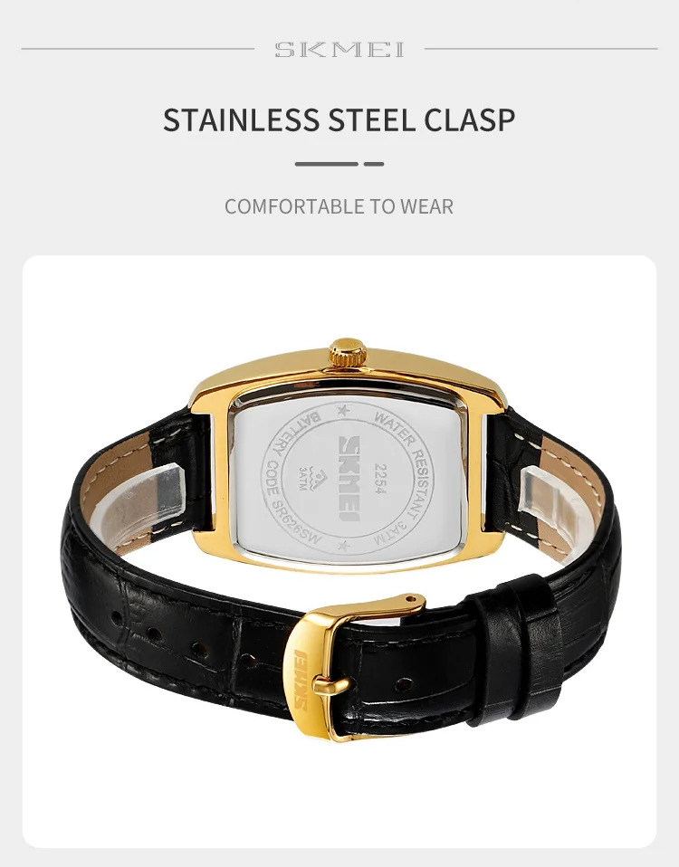 SKMEI Leisure Movement Quartz Watches For Men Women Simple Wristwatch Fashion Design Waterproof Elegant Lady Watch Reloj Hombre