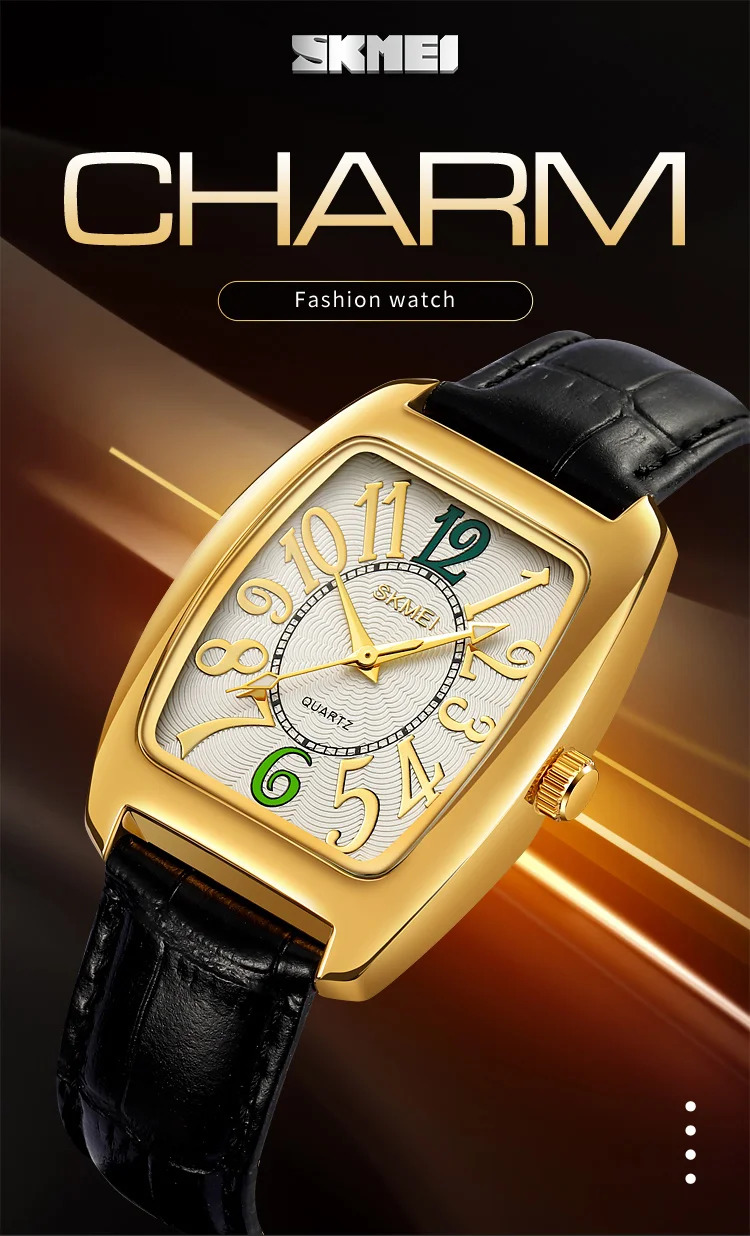 SKMEI Leisure Movement Quartz Watches For Men Women Simple Wristwatch Fashion Design Waterproof Elegant Lady Watch Reloj Hombre