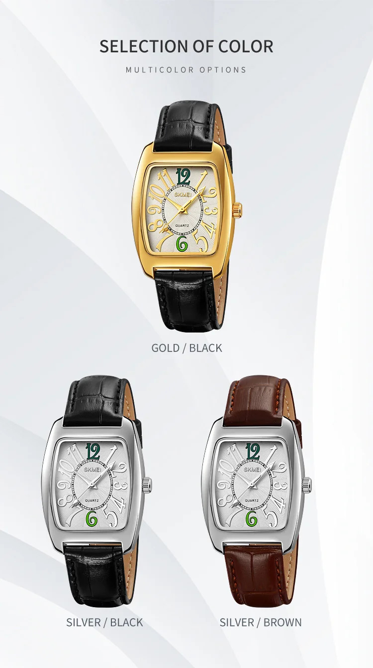 SKMEI Leisure Movement Quartz Watches For Men Women Simple Wristwatch Fashion Design Waterproof Elegant Lady Watch Reloj Hombre