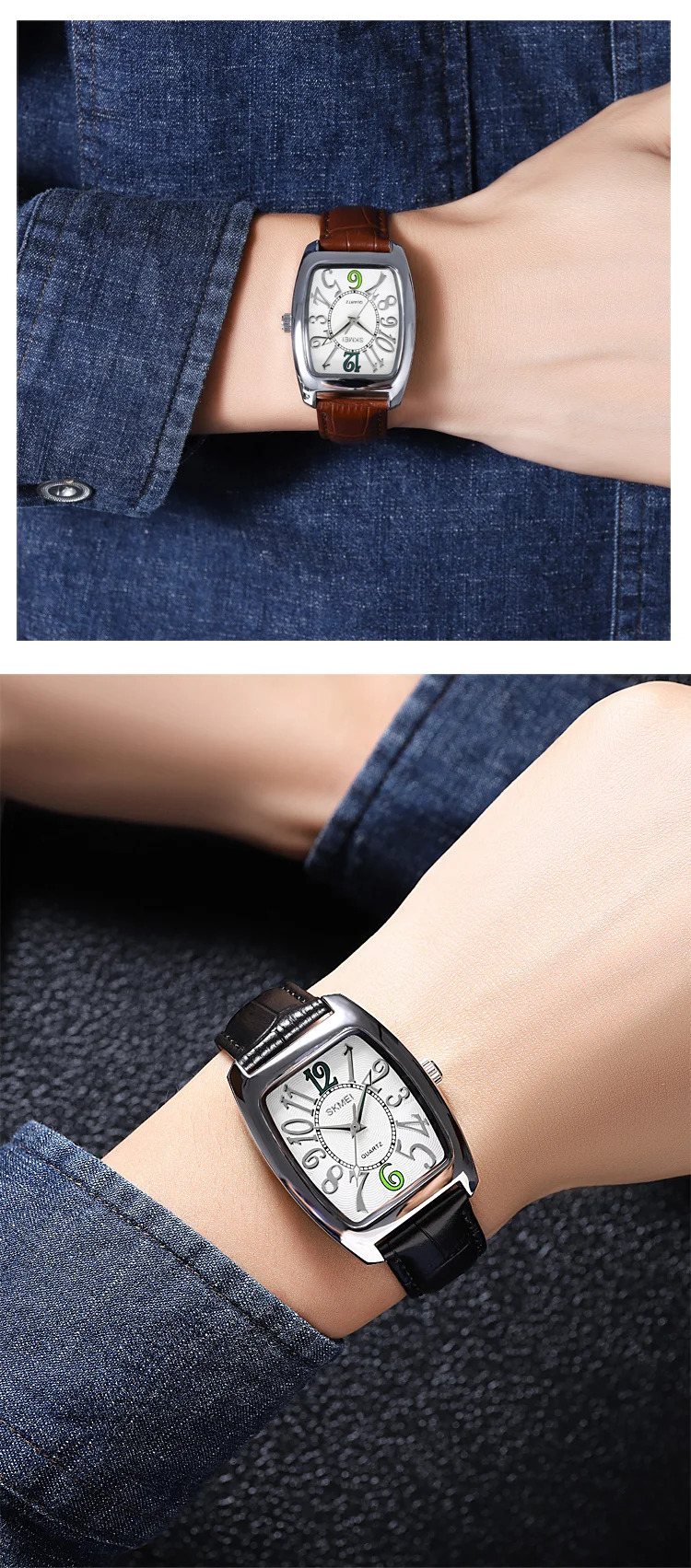 SKMEI Leisure Movement Quartz Watches For Men Women Simple Wristwatch Fashion Design Waterproof Elegant Lady Watch Reloj Hombre
