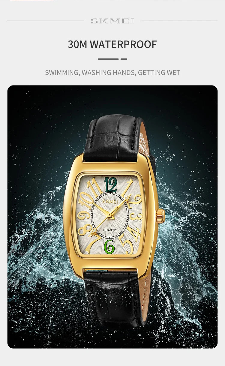 SKMEI Leisure Movement Quartz Watches For Men Women Simple Wristwatch Fashion Design Waterproof Elegant Lady Watch Reloj Hombre