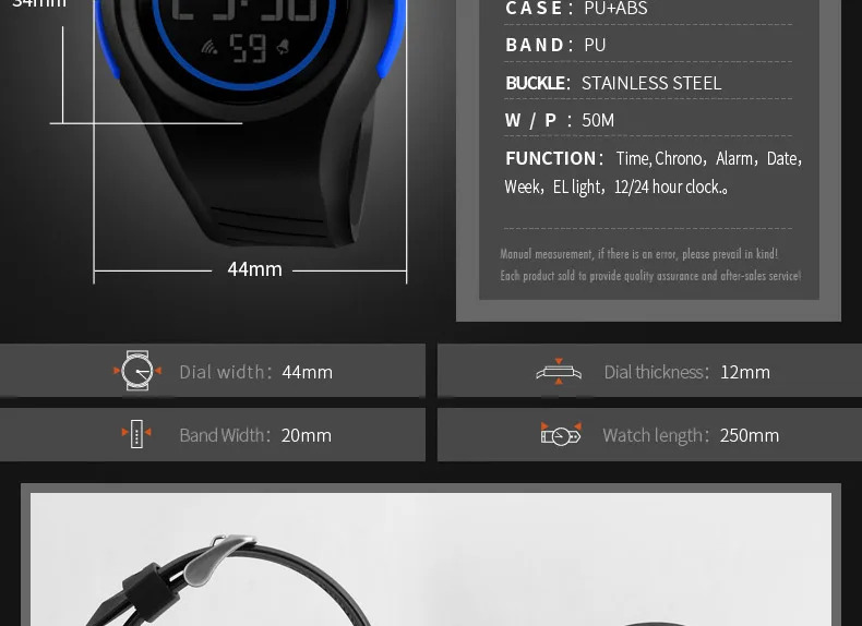 SKMEI Luminous Sports Electronics Wristwatch For Men Women Fashion Simple 5Bar Waterproof Watches Male LED Display Digital Watch