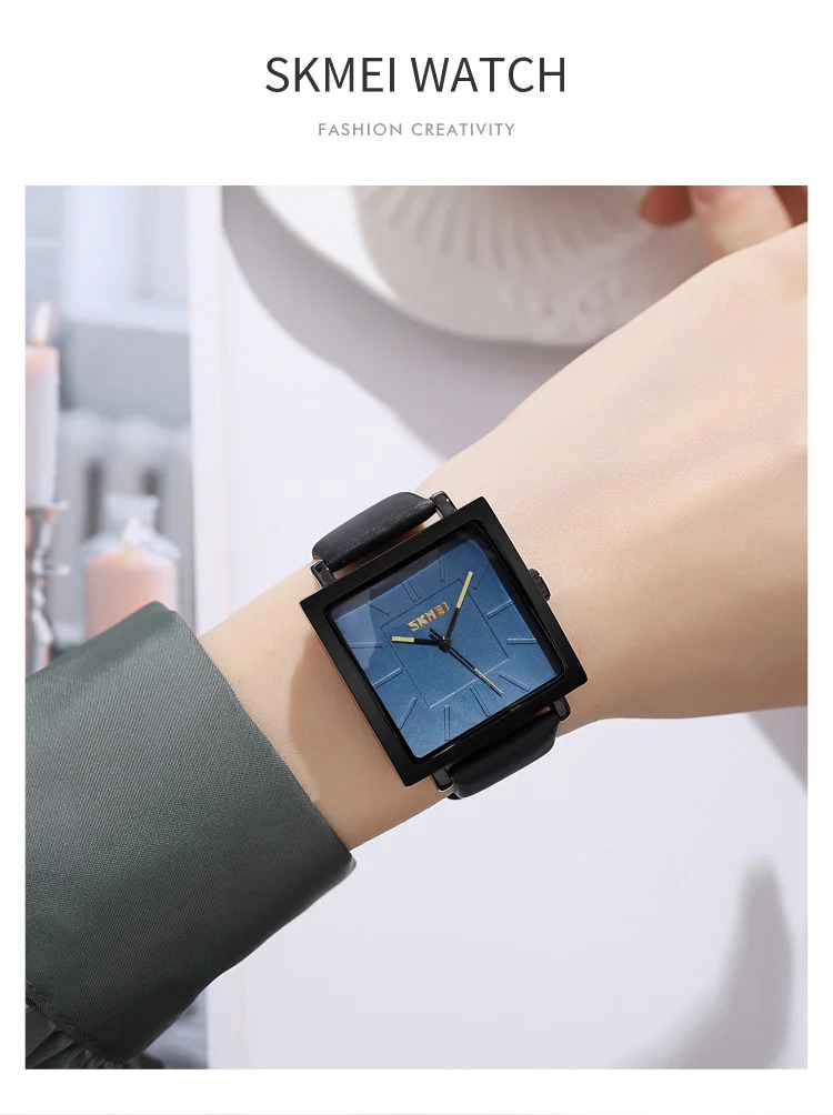 SKMEI Luxury 3Bar Waterproof Watches Fashion Movement Quartz Watch For Women Business Lady Elegant Wristwatches Relogio Feminino