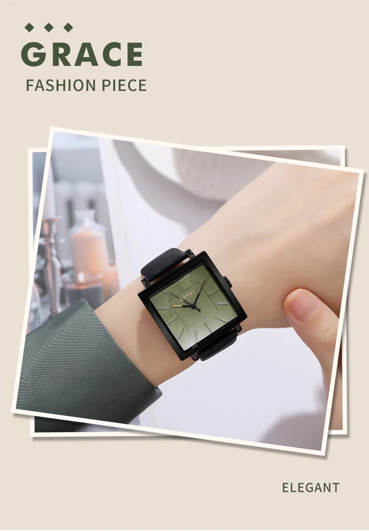 SKMEI Luxury 3Bar Waterproof Watches Fashion Movement Quartz Watch For Women Business Lady Elegant Wristwatches Relogio Feminino