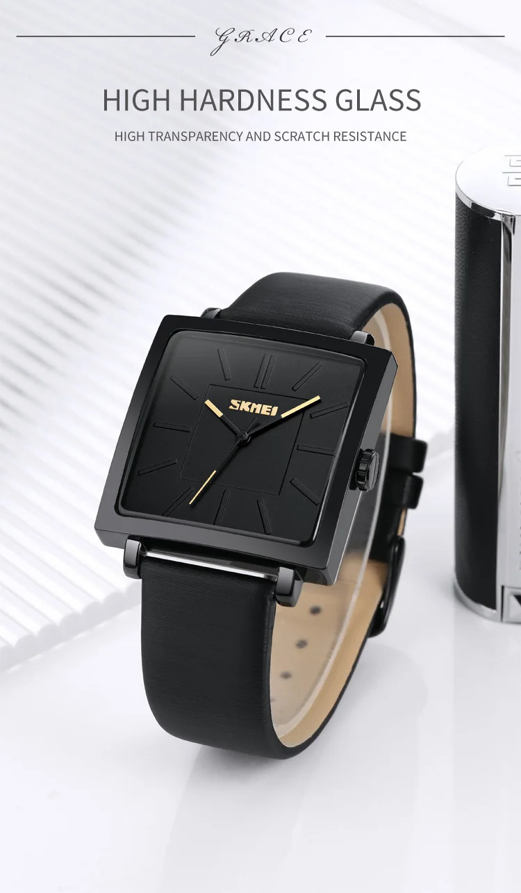 SKMEI Luxury 3Bar Waterproof Watches Fashion Movement Quartz Watch For Women Business Lady Elegant Wristwatches Relogio Feminino