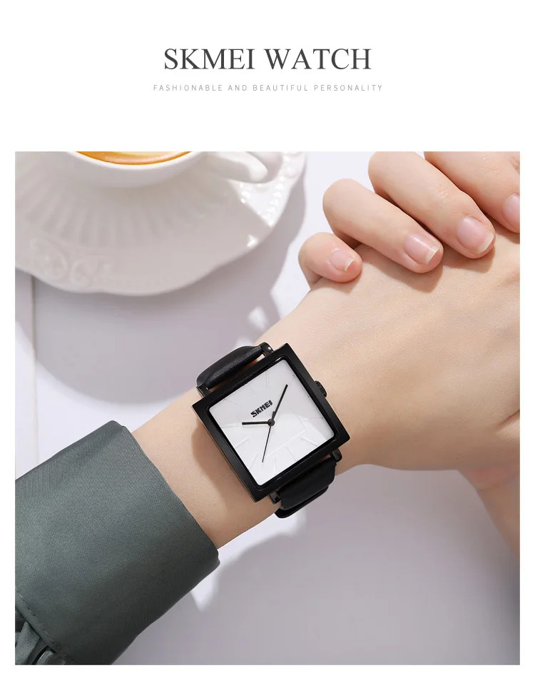 SKMEI Luxury 3Bar Waterproof Watches Fashion Movement Quartz Watch For Women Business Lady Elegant Wristwatches Relogio Feminino