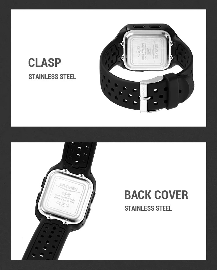 SKMEI Digital Electronics Watches For Men Women Students Fashion Week Date Wristwatch Chrono Count Down Alarm Watch reloj hombre