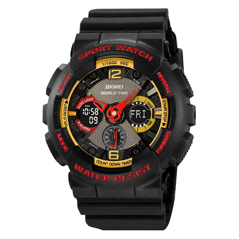 black red