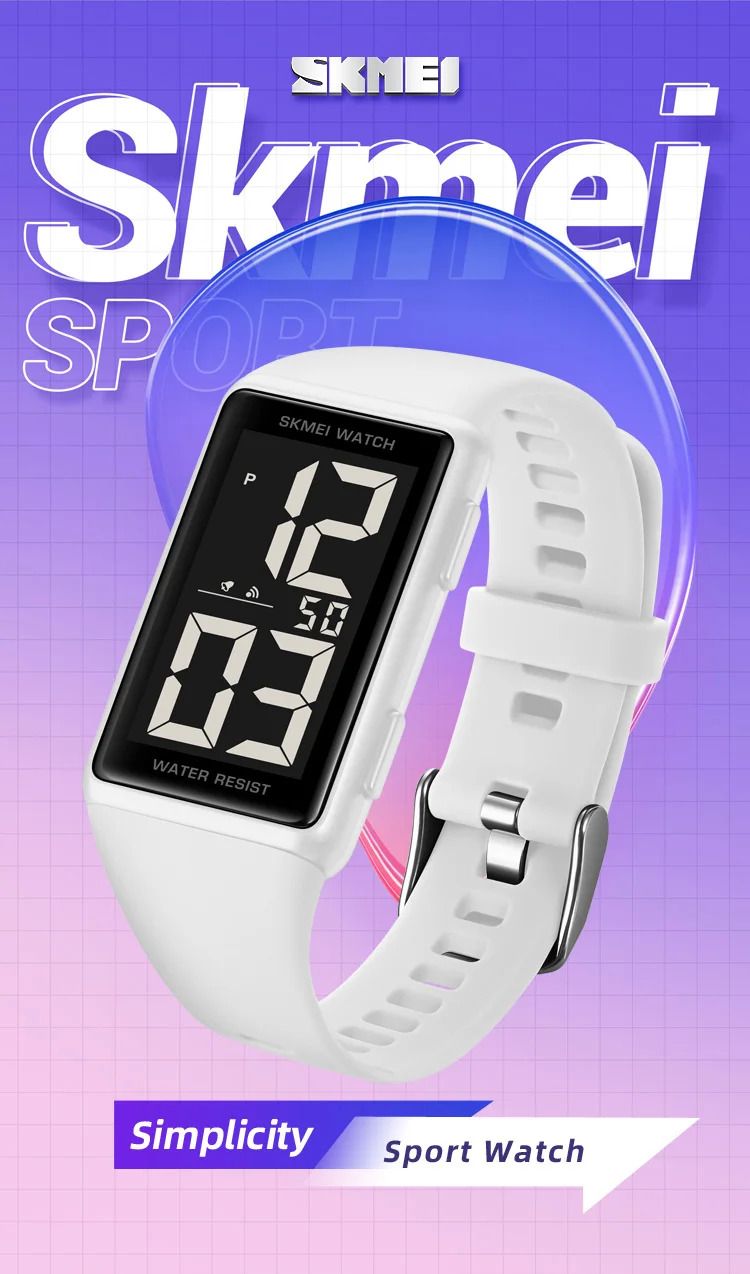 SKMEI Back Light Display Digital Watches For Men Women Waterproof Electronic Wristwtatch Multi-Function Chrono Watch reloj mujer