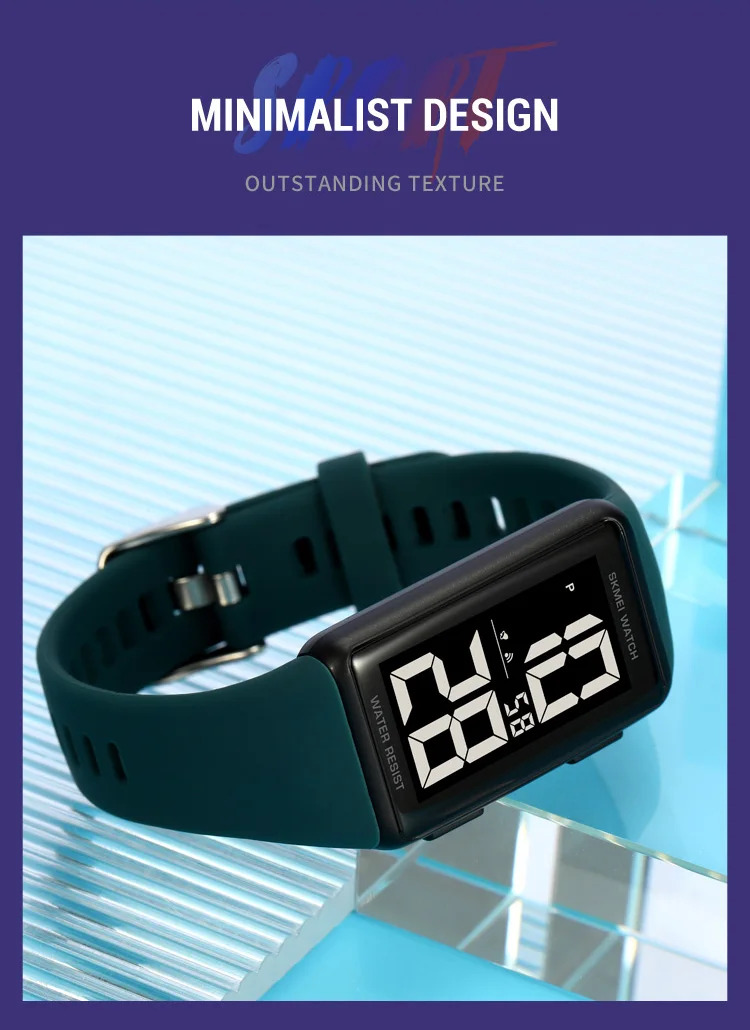 SKMEI Back Light Display Digital Watches For Men Women Waterproof Electronic Wristwtatch Multi-Function Chrono Watch reloj mujer