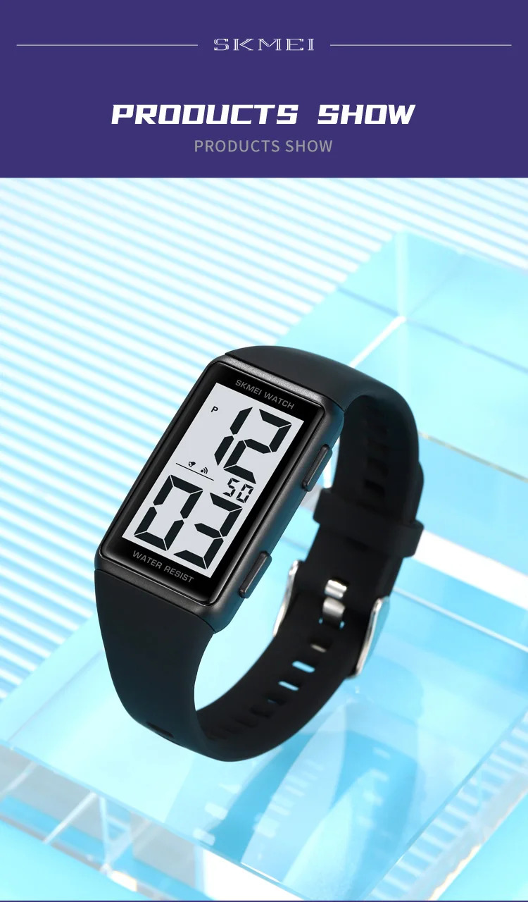 SKMEI Back Light Display Digital Watches For Men Women Waterproof Electronic Wristwtatch Multi-Function Chrono Watch reloj mujer