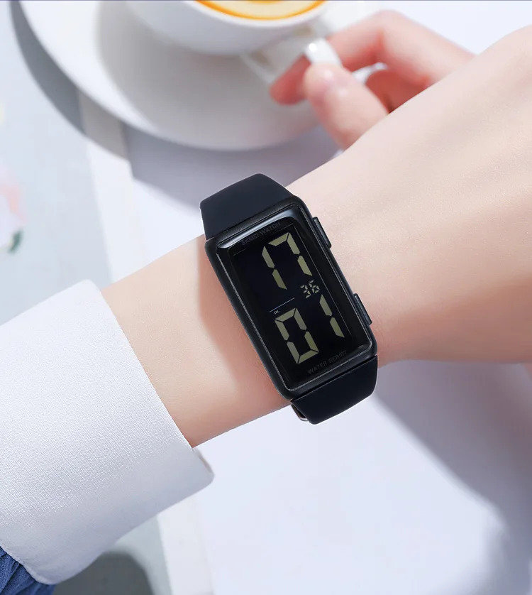 SKMEI Back Light Display Digital Watches For Men Women Waterproof Electronic Wristwtatch Multi-Function Chrono Watch reloj mujer