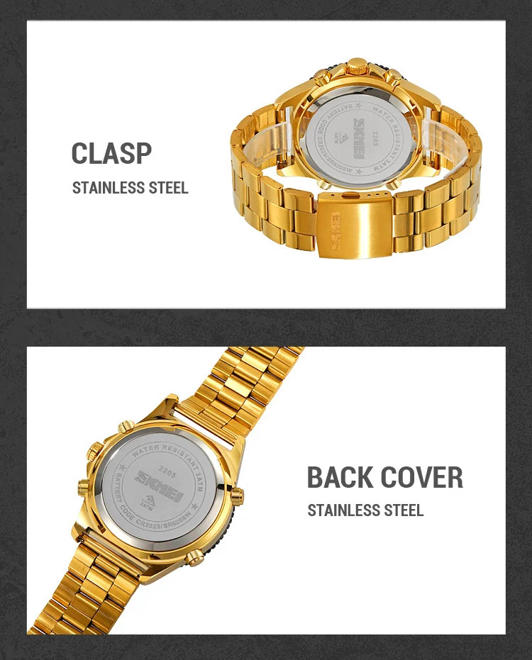 SKMEI Casual Chrono Watches For Men Women Fashion Sports Digital Watch 5Bar Waterproof Dual Display Wristwatches Horloges Mannen