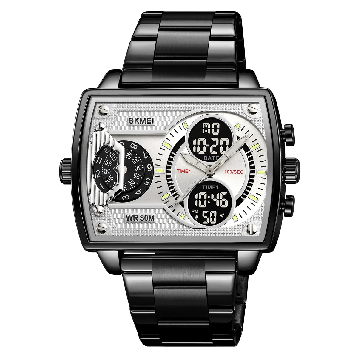 Black Silver Steel