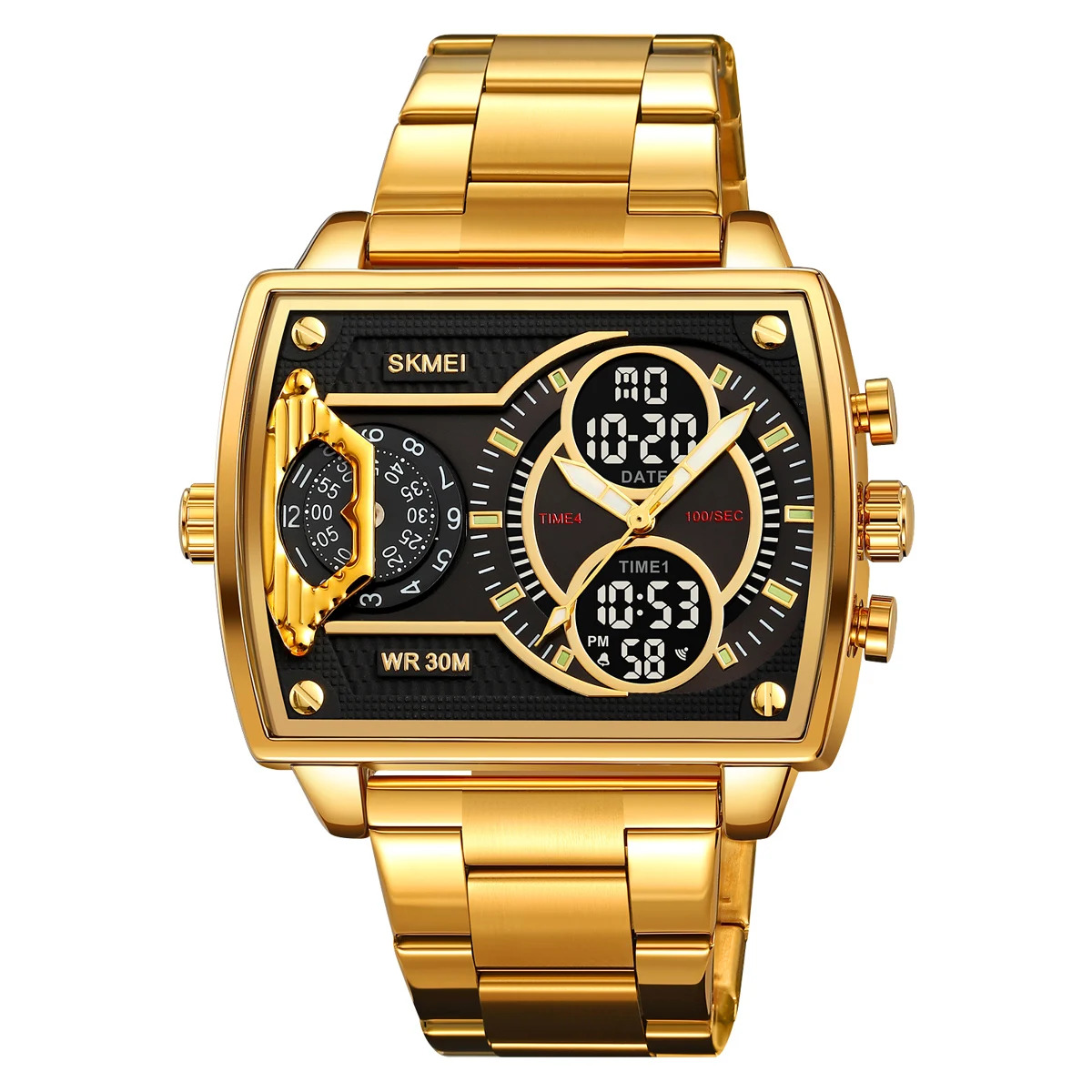 gold black-steel