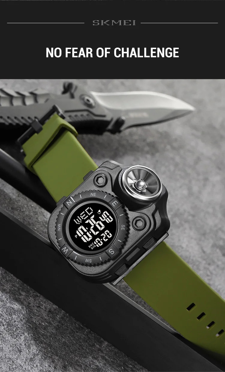SKMEI Luminous Sports Electronic Watch For Men Women Stopwatch Outdoor Digital Wristwatch Waterproof Military Watch Reloj Hombre
