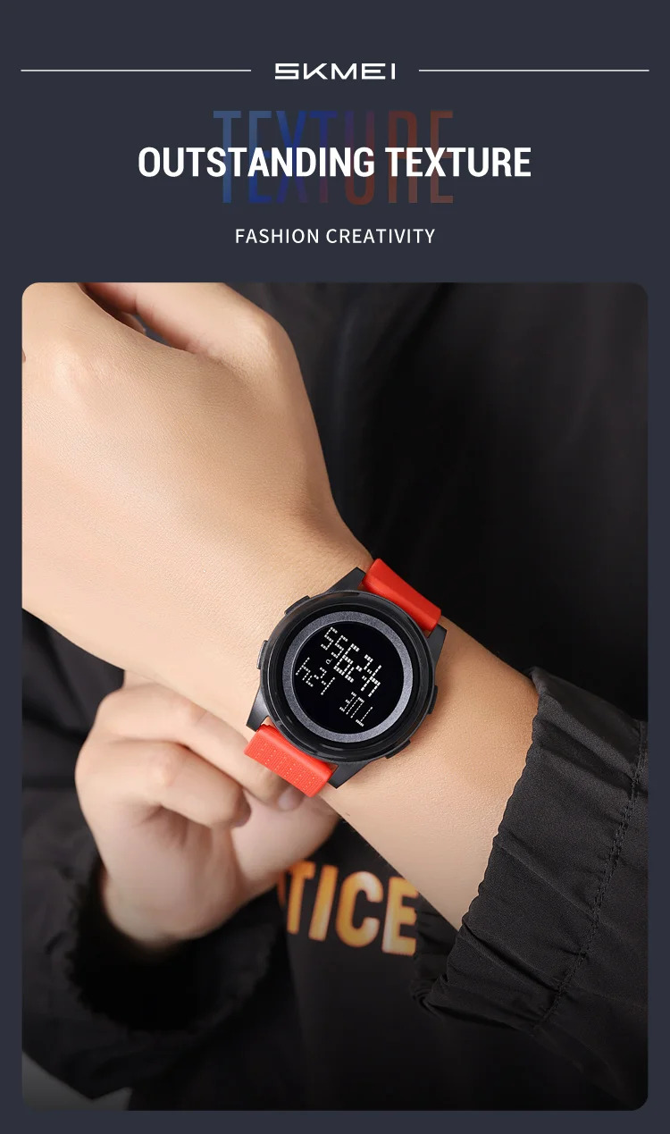 SKMEI Youth Cool Digital Sports Army Watches For Men Women Students Waterproof Stopwatch Electronic Wristwatches Horloges Mannen