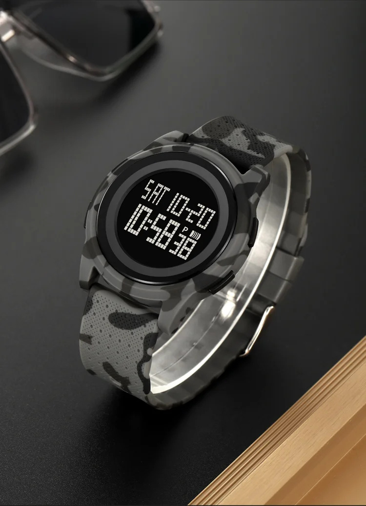 SKMEI Youth Cool Digital Sports Army Watches For Men Women Students Waterproof Stopwatch Electronic Wristwatches Horloges Mannen