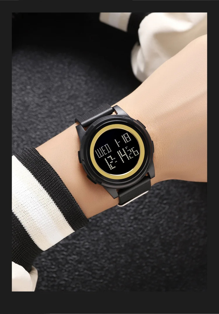 SKMEI Youth Cool Digital Sports Army Watches For Men Women Students Waterproof Stopwatch Electronic Wristwatches Horloges Mannen