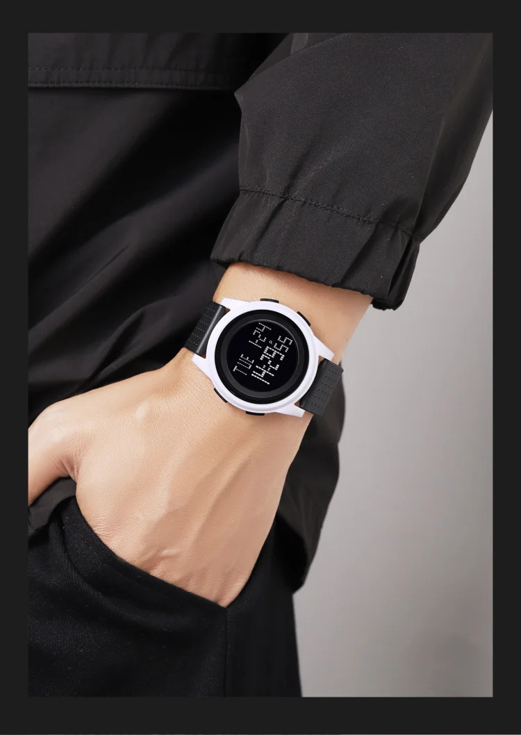 SKMEI Youth Cool Digital Sports Army Watches For Men Women Students Waterproof Stopwatch Electronic Wristwatches Horloges Mannen
