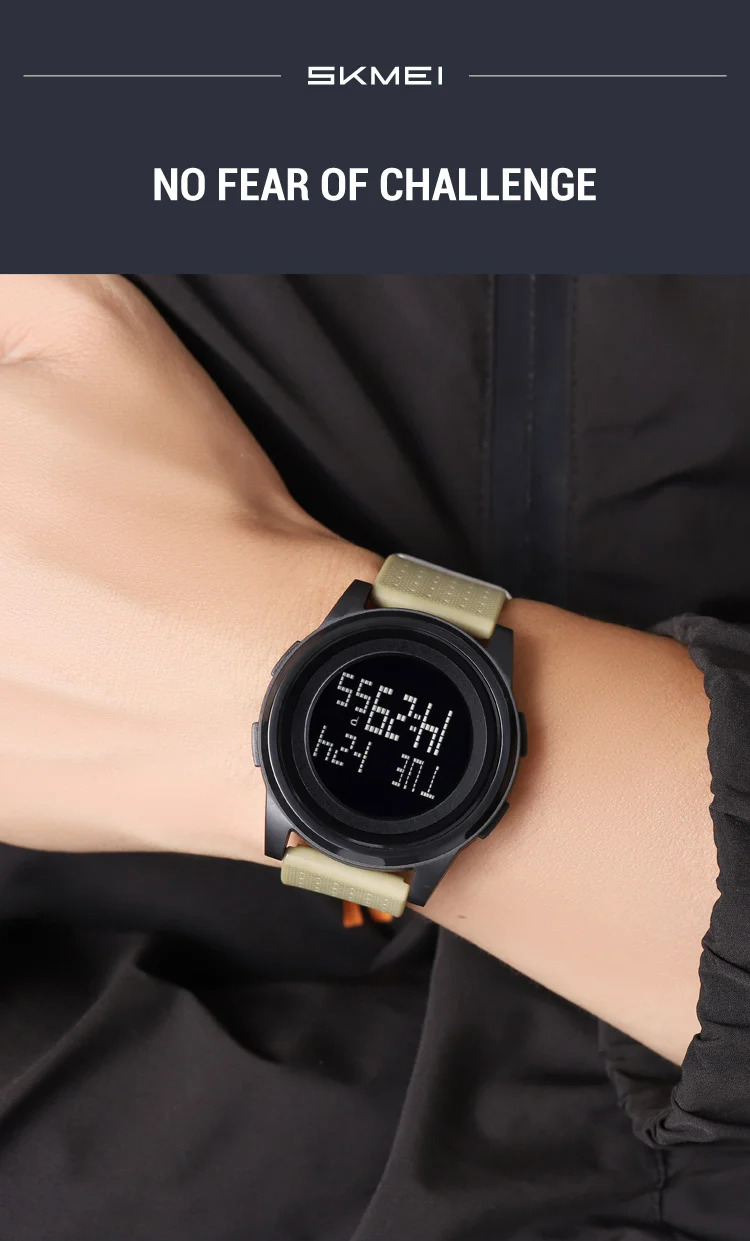 SKMEI Youth Cool Digital Sports Army Watches For Men Women Students Waterproof Stopwatch Electronic Wristwatches Horloges Mannen