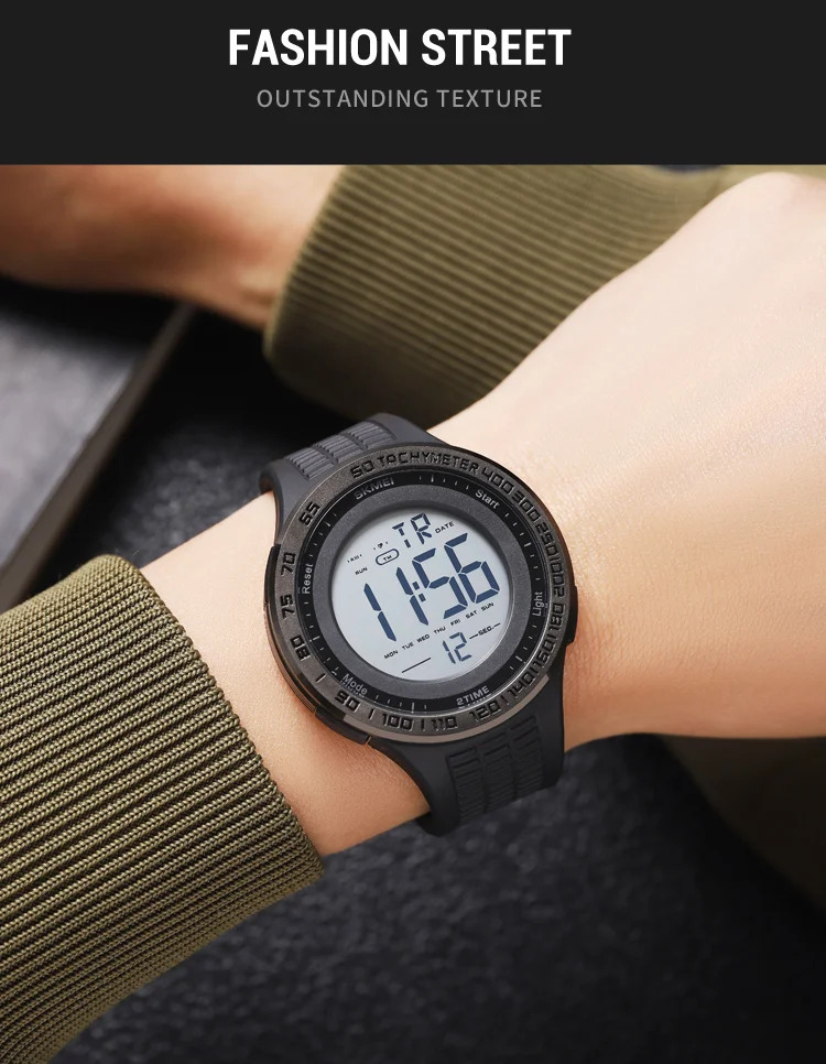 SKMEI Casual 3Bar Waterproof Digital Wristwatches Outdoor Sports Electronics Watch For Men Women Military Watches Reloj Hombre