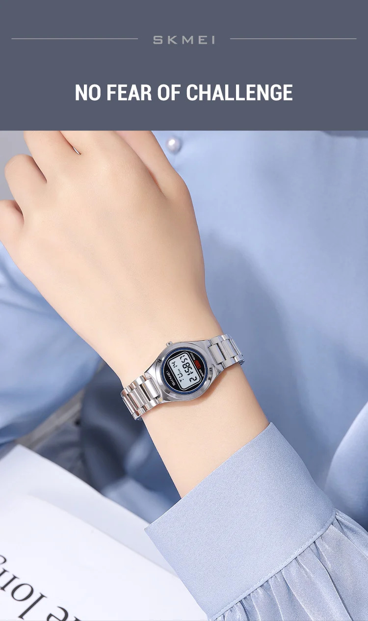 SKMEI Women Top Brands Luxury Watches Ladies Waterproof Electronics Watch Small Dial Elegant Digital Wristwatch Relogio Feminino
