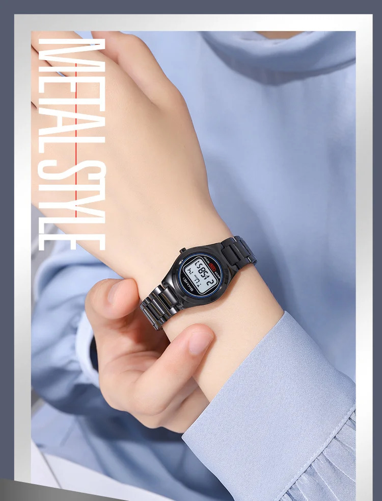 SKMEI Women Top Brands Luxury Watches Ladies Waterproof Electronics Watch Small Dial Elegant Digital Wristwatch Relogio Feminino