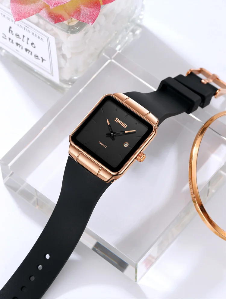 SKMEI Luxury Top Brands Women Elegant Quartz Watches Casual Simple Wristwatch Fashion Famale Waterproof Alarm Watch Reloj Mujer